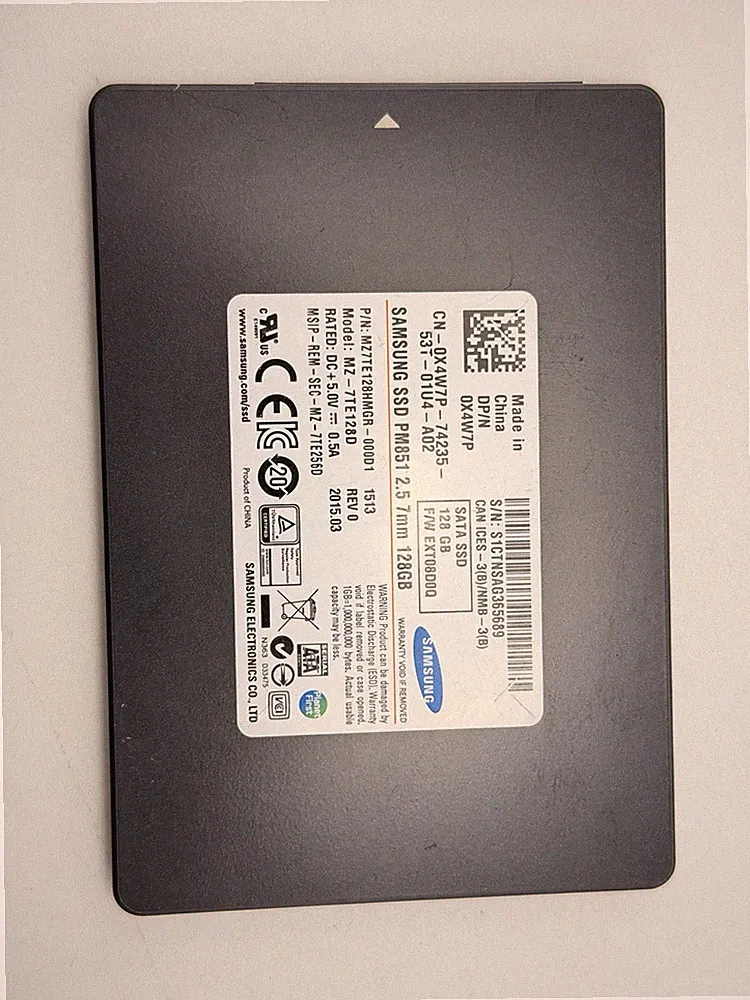 120GB / 128GB SATA 2.5" SSD - Mixed Brands (Samsung, Kingston, etc),working/1PCS