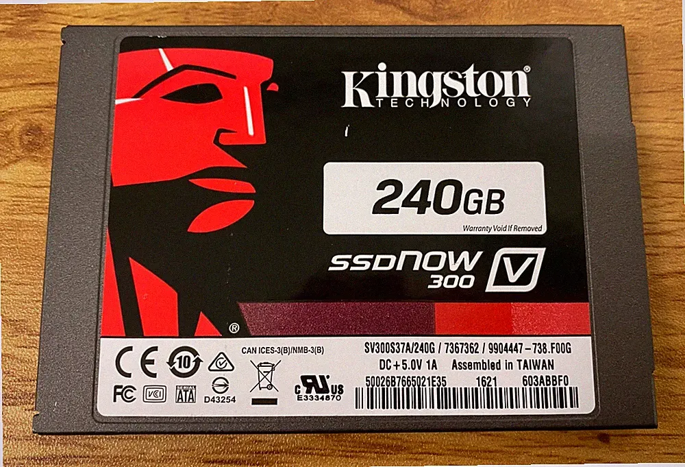 Kingston 240GB 2.5" SSD Solid State Drive SV300S37A/240G *TESTED, WORKING*