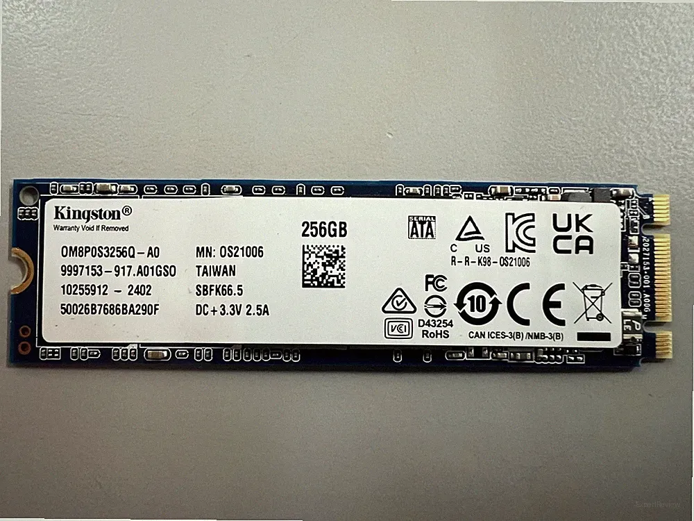Kingston 256GB M.2 2280 NGFF SATA SSD OM8P0S3256B-A0