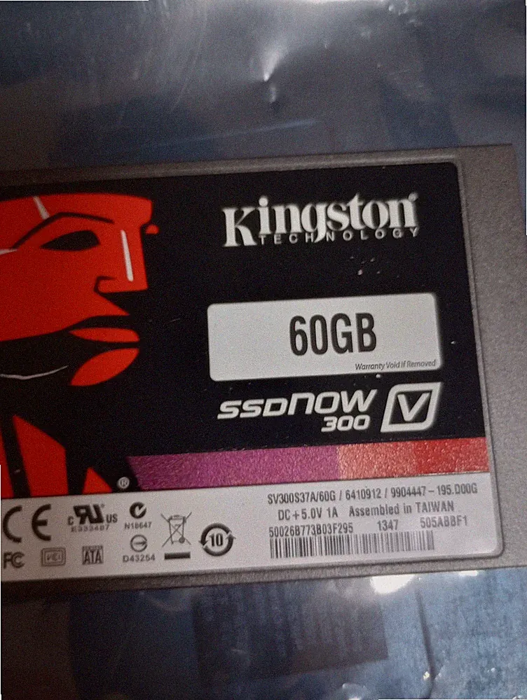 kingston 60Gb SV300S37A/60G 6G 2.5" SATA SOLID STATE DRIVE
