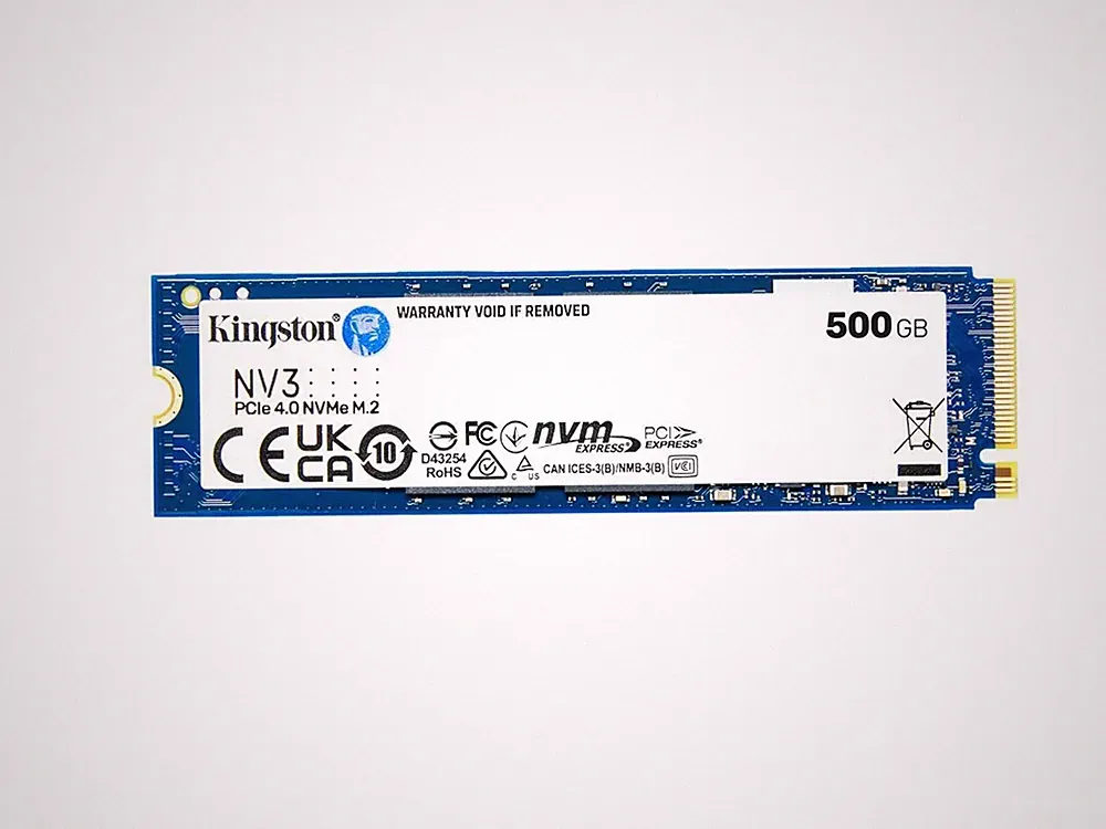 Kingston NV3 M.2 2280 500GB PCIe 4.0 x4 NVMe Internal Solid State Drive (SSD)