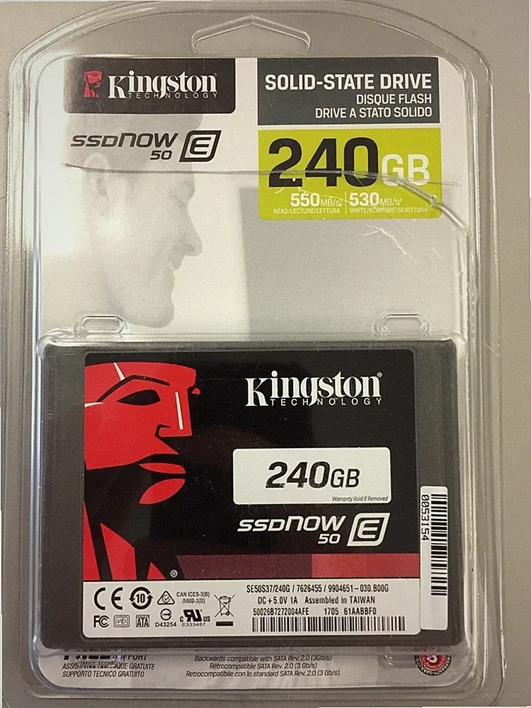Kingston SSDNow E50 SE50S37/240G 2.5" 240GB Enterprise Solid State Drive SSD