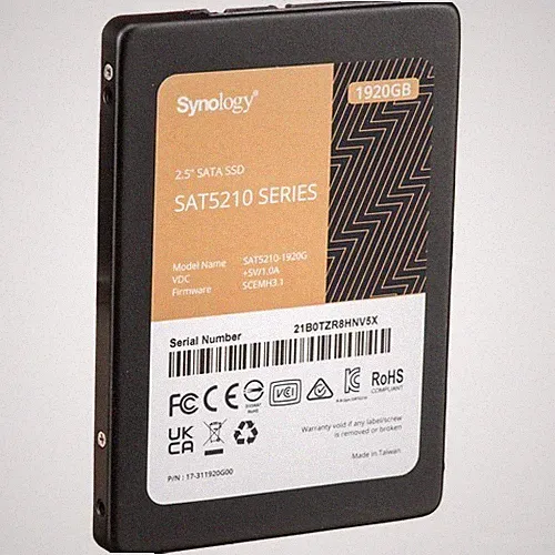 Synology SAT5210 1.92TB SATA III 6Gb/s 2.5 Enterprise SSD SAT5210-1920G